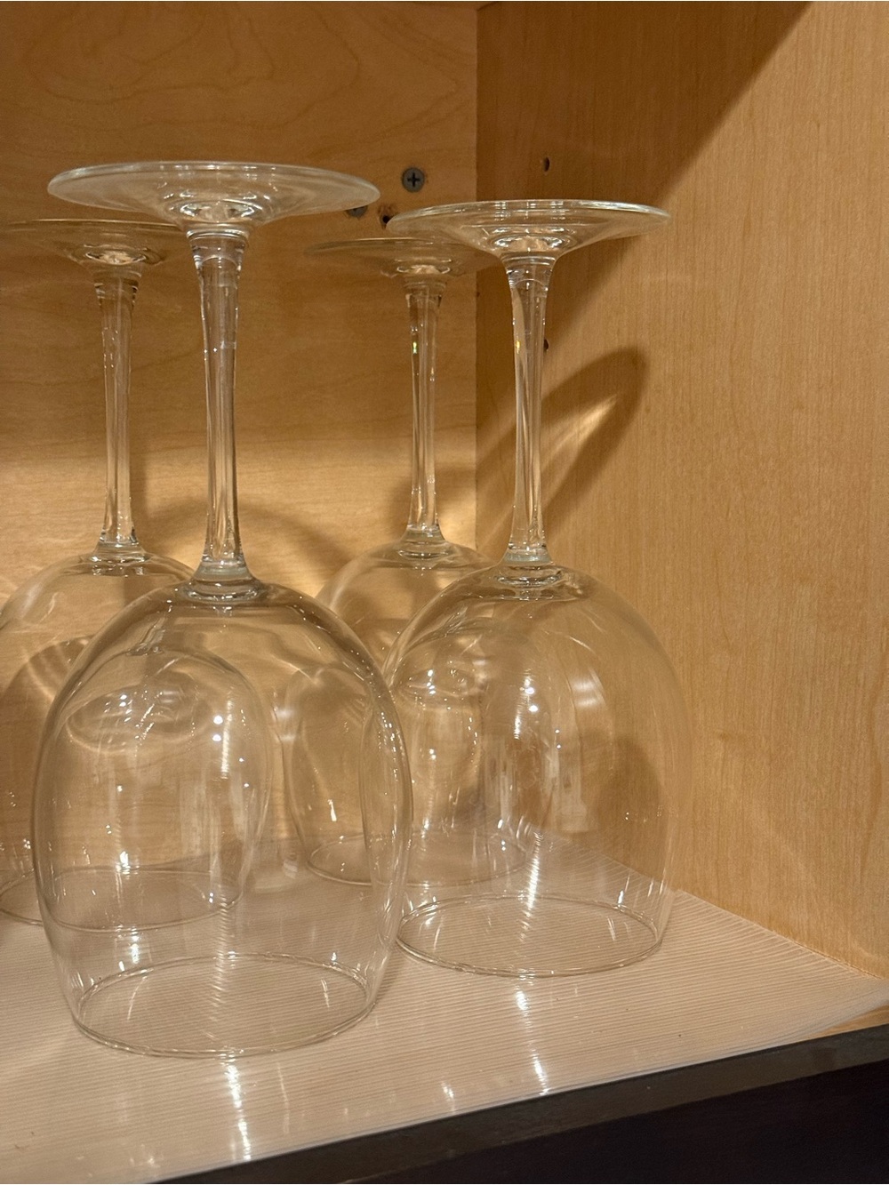 Clear Glass Wine Glasses - Set of 4